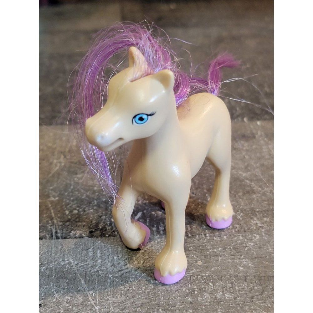 Happy pony horse pink hair toy figure doll‎ accessory